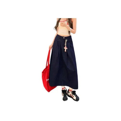 YINLEI Деним Длинная Юбка Женская