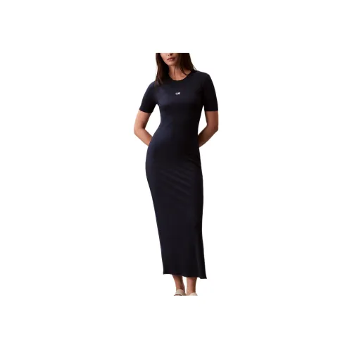 CALVIN KLEIN Короткий рукав Платье Европейская версия Женское