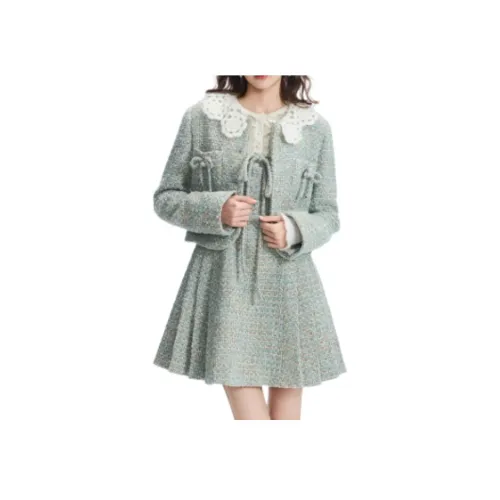 JORYAweekend Куртки Пальто Женские Шалфей Зеленый