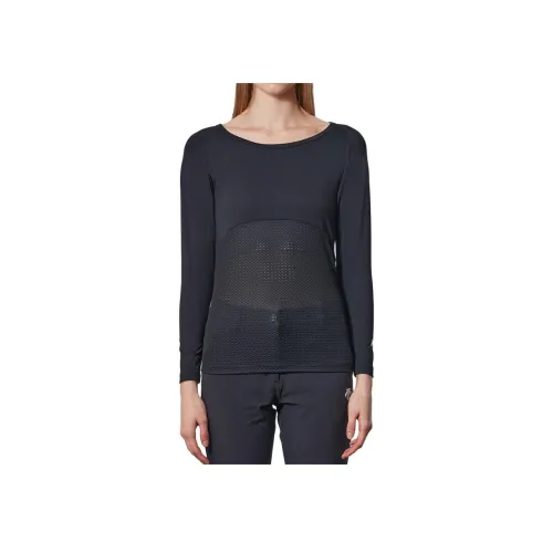 Descente Golf Рубашка Женская Черная