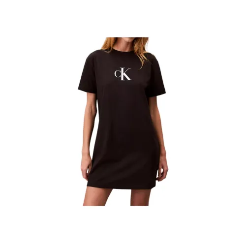 CALVIN KLEIN Короткое платье с короткими рукавами женское