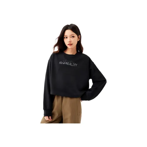 361° Супер-черный Женский Свитшот