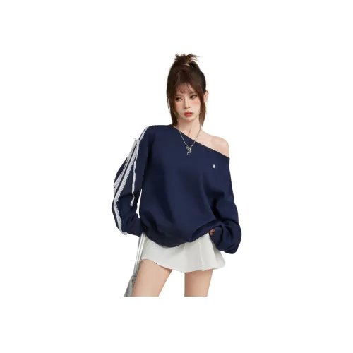 EVPGB Свитшот Женский Темно-Синий