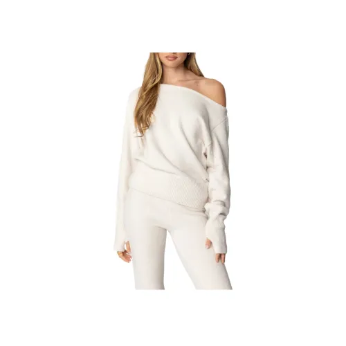 Edikted Плюшевый OVERSIZED Асимметричный Свитер Женские