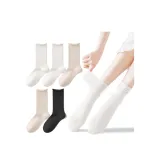 5 пар (2 белых + 2 экрю + 1 черная)