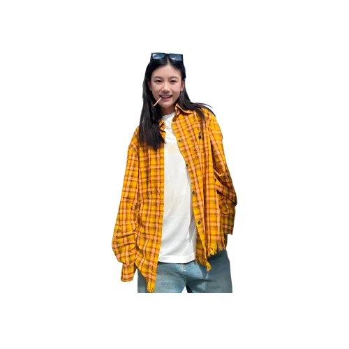 MORii Желтая Унисекс Рубашка