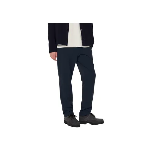 UNIQLO Повседневные брюки Мужские Темно-синие