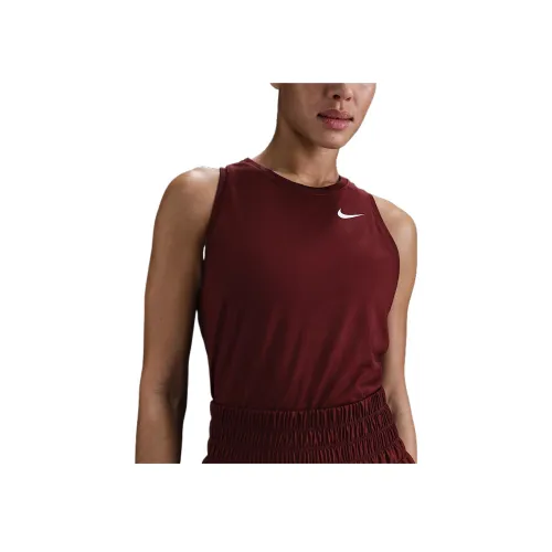 nike Dri Fit Майка Женская Глубокий Красный