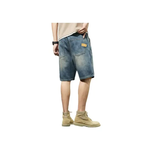 YUQIAN Мужские джинсовые шорты