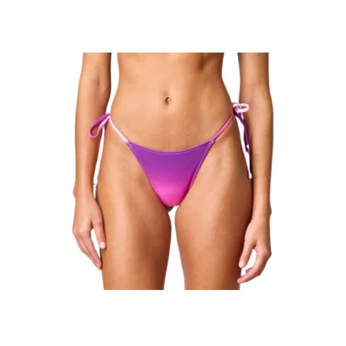 GLASSONS С принтом Галстук Боковая сторона Стринг Бикини Низ Бикини Женские