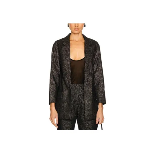 ALLSAINTS Бизнес-костюм пальто женское черное золото