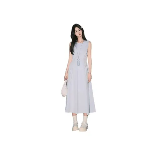 FOREVER 21 Синие Женские Платья без рукавов
