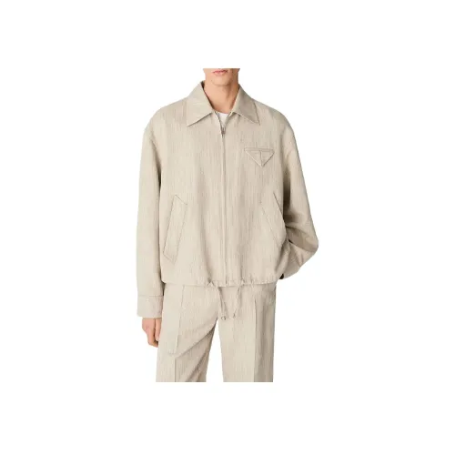 Bottega Veneta SS25 Куртки и Пальто Мужской Серый