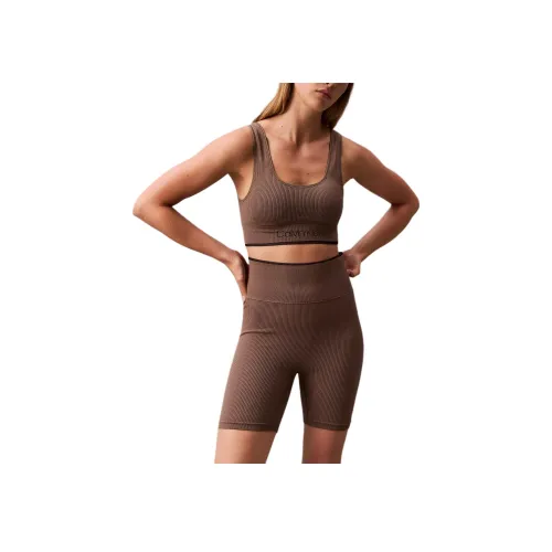 Calvin Klein Хаки Женские Спортивные Шорты