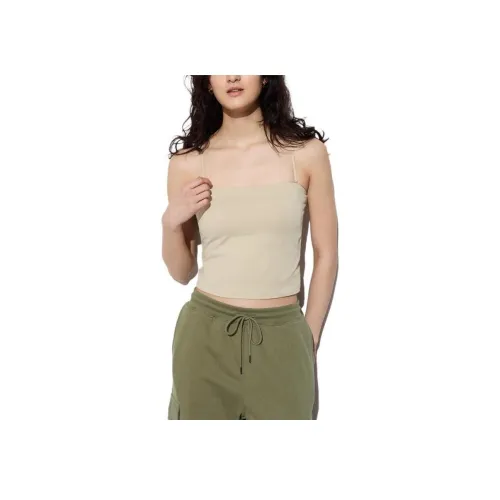 UNIQLO Майка Женский Темно-Бежевый