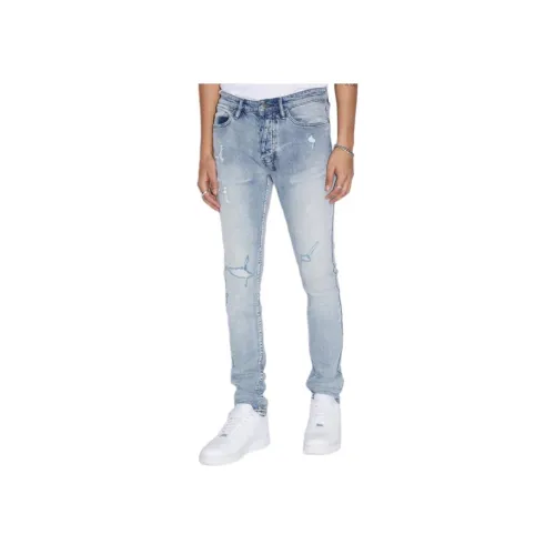 Ksubi Светло-синие Мужские Джинсы
