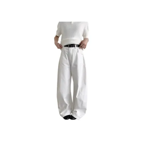 DEAR BETSY Экрю Унисекс Повседневные брюки