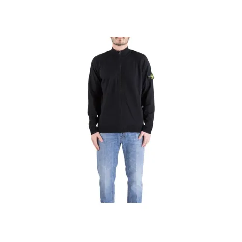 STONE ISLAND Морской синий Мужской Трикотаж