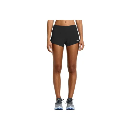 Saucony Черные Женские Спортивные Шорты
