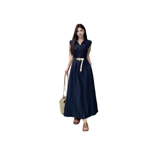 EIDOLON GRAIN Короткий рукав Платье Женское