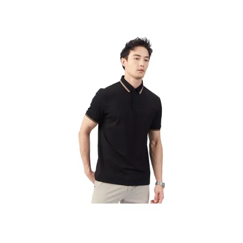 GOOD LUCK GLADIUS Ink Black Men's Polo