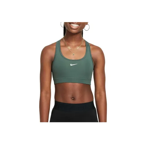 NIKE Винтажный зеленый Kids Бандо / Бюстгальтеры / Спортивные бюстгальтеры