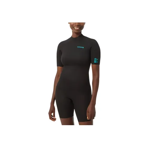 DECATHLON OLAIAN Черный/Морской Синий Женские Гидрокостюмы