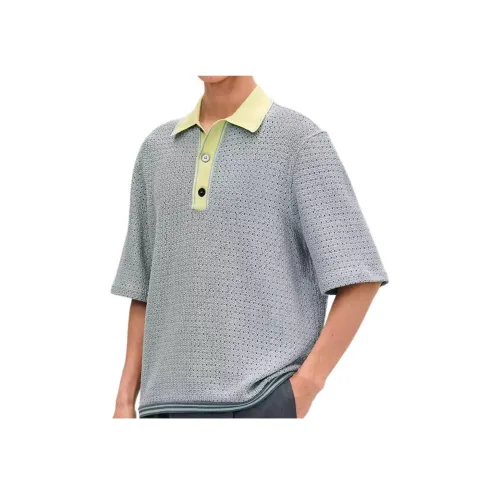 HERMES Cloud Gray Мужская Поло
