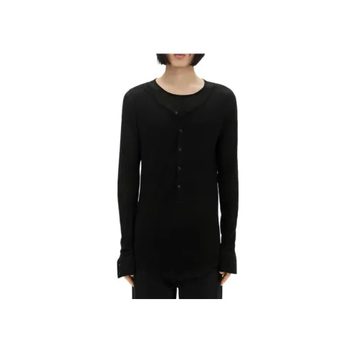 Ann Demeulemeester Черный Мужской Трикотаж