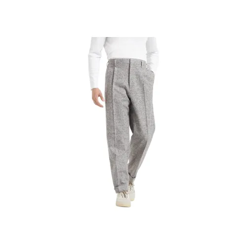 BRUNELLO CUCINELLI FW24 Повседневные брюки Мужские Lime Gray