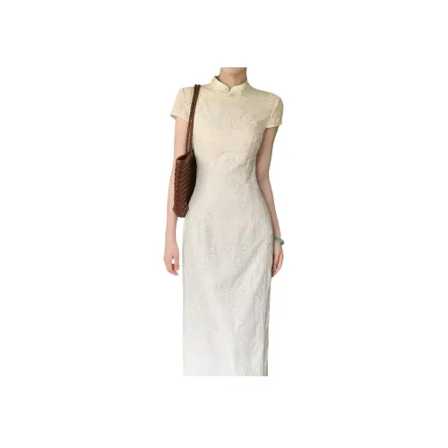 LAKESI Короткое платье с короткими рукавами женское