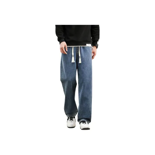 Tonlion Винтажные синие мужские джинсы