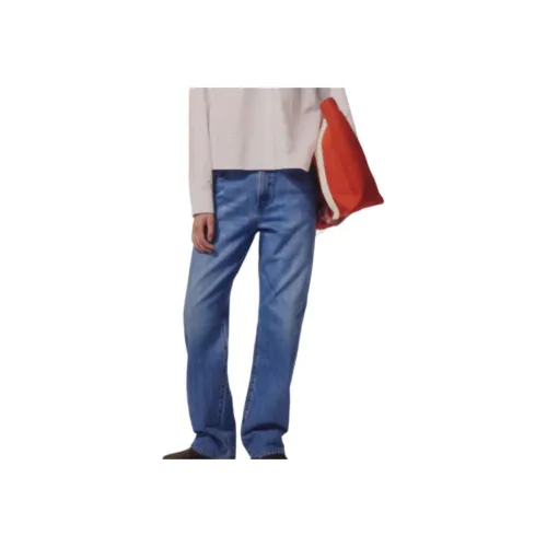 UNIQLO Королевский синий Женские Джинсы