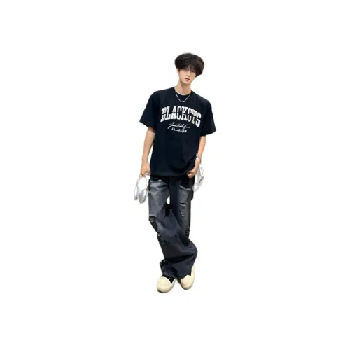 MORii Черные Унисекс Джинсы