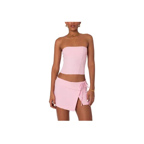 Edikted Selena Кружево Вверх КОРСЕТ Без бретелей Топ Женские