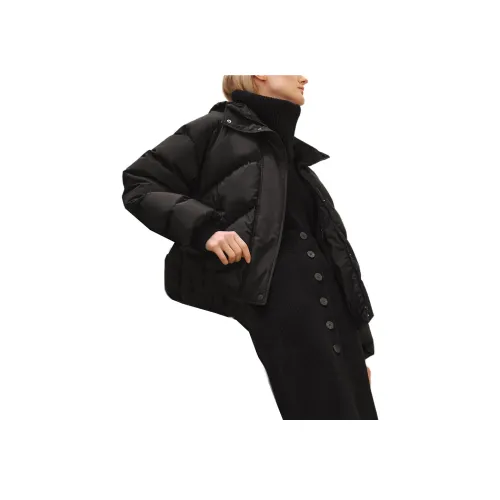 HERMES Пуховик Женский Черный