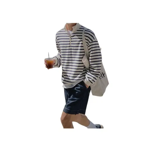 CHEER ZONE Черный Белый Полосы Унисекс Свитшоты