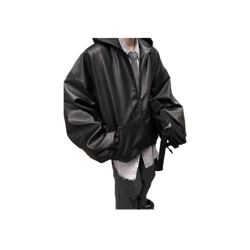 MIORGERSY Кожа Куртка Унисекс