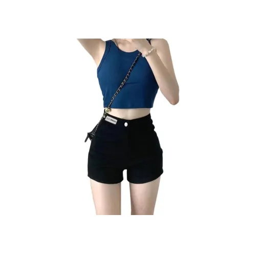 Concubine Zhu Джинсовые шорты Женские Черные