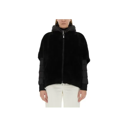 Moorer Куртки и Пальто Женские Черные