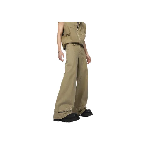 TAOKK Хаки Унисекс Повседневные брюки