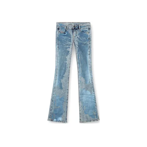 DIESEL FW24 Джинсы Женские Светло-Синий