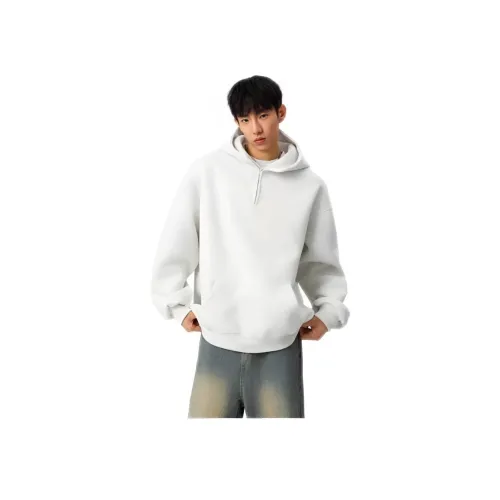 Wooden Rabbit Белый Серый Мужской Свитшот