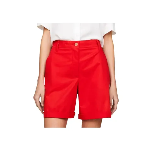 Tommy Hilfiger Red Женские Повседневные шорты