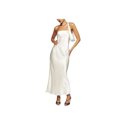 Reformation Белые Женские Платья без рукавов