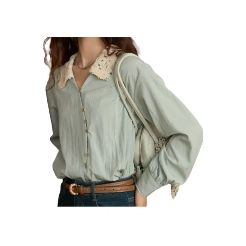 MISHOW Зеленые Женские Рубашки