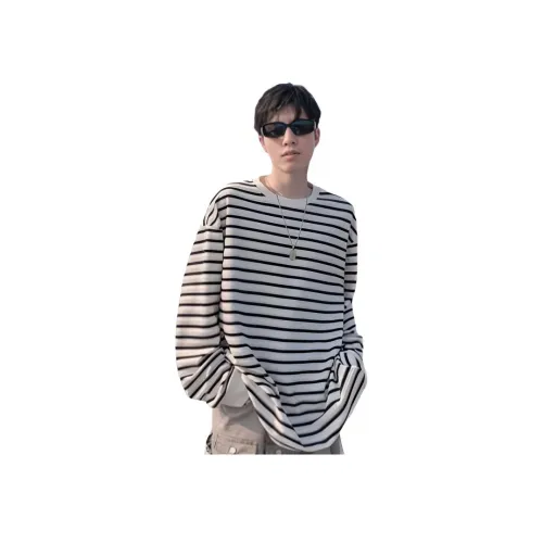 LH HOMME Топ Длинный рукав Т-рубашка Унисекс