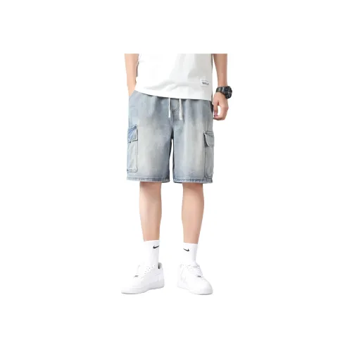 JASONWOOD Винтажные синие унисекс джинсовые шорты