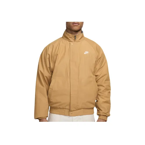 nike Club Fleece Futura Куртки Пальто Мужской Лен Белый