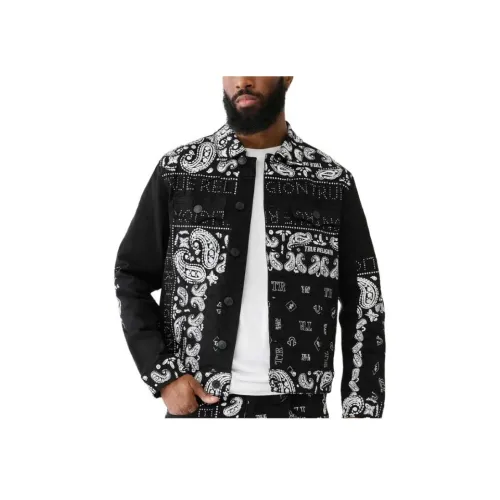 True Religion Черные Мужские Куртки